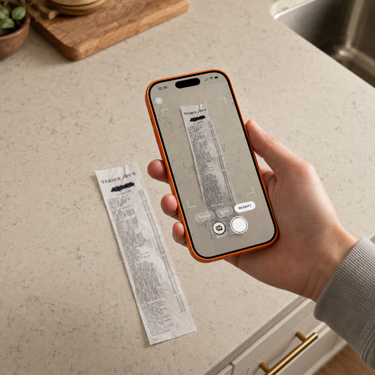 Scanning groceries into your virtual kitchen